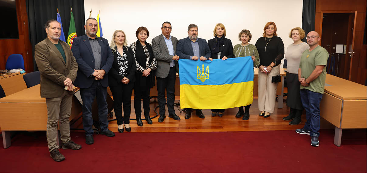 Visita Embaixadora Ucrania ao Municipio de Lagos 