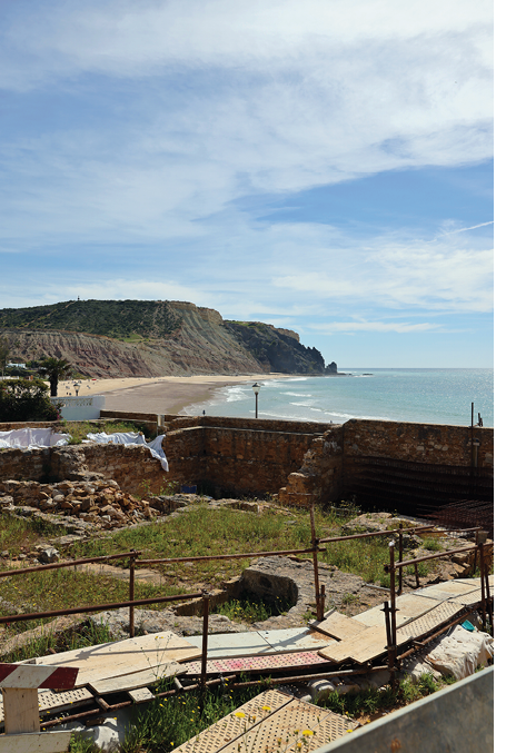 Obras Balneario Romano da Praia da Luz